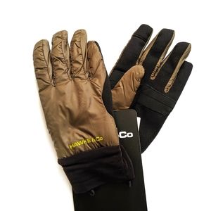 HAWKE & CO Light-Weight Nylon Gloves Olive Green
